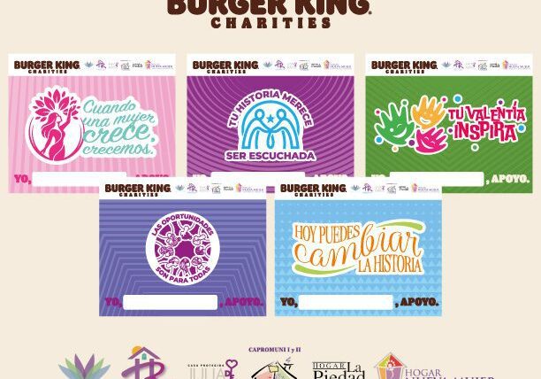 Burger King apoya el trabajo de organizaciones en contra del maltrato...